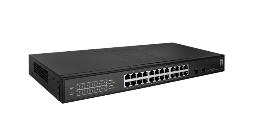 Switch Hilbert Gigabit Smart Lite 26 Puertos LevelOne GES-2126